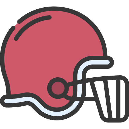Football helmet Juicy Fish Soft-fill icon