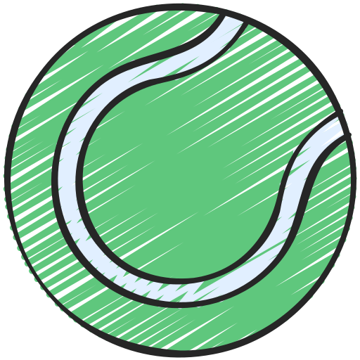 Tennis ball free icon