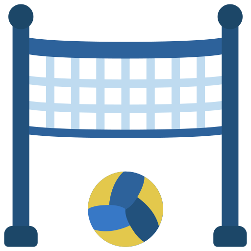 Red de voleibol - Iconos gratis de deportes y competición