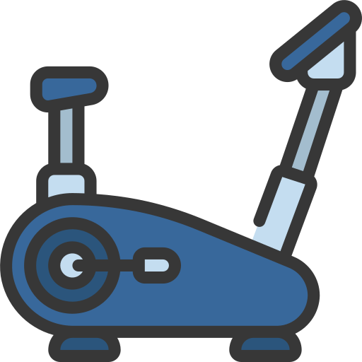 Stationary bike Juicy Fish Soft-fill icon