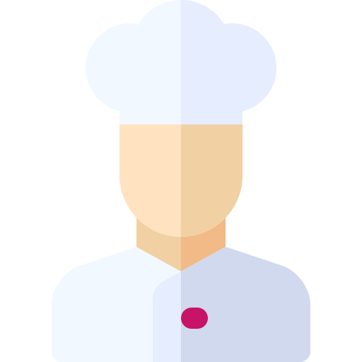 Chef Basic Rounded Flat icon