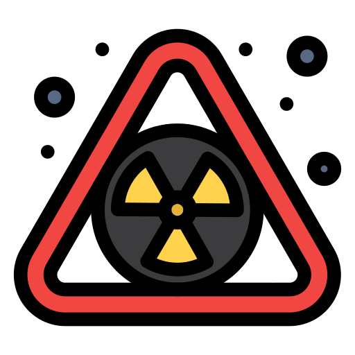 radioactivo icono gratis