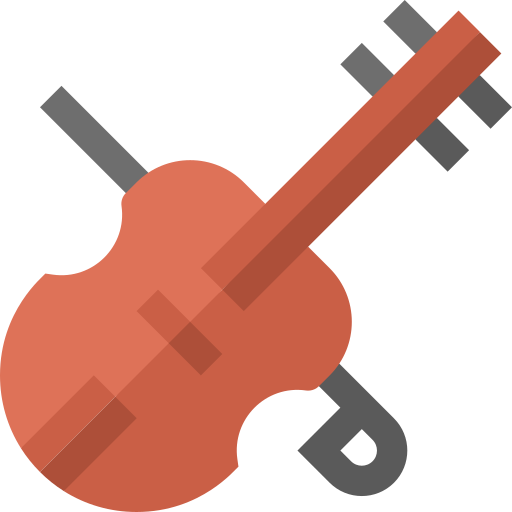 violín icono gratis