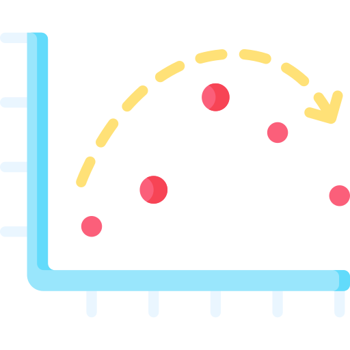 Scatter plot Special Flat icon