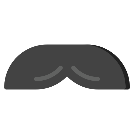 moustaches Icône gratuit