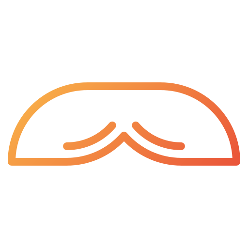 moustaches Icône gratuit