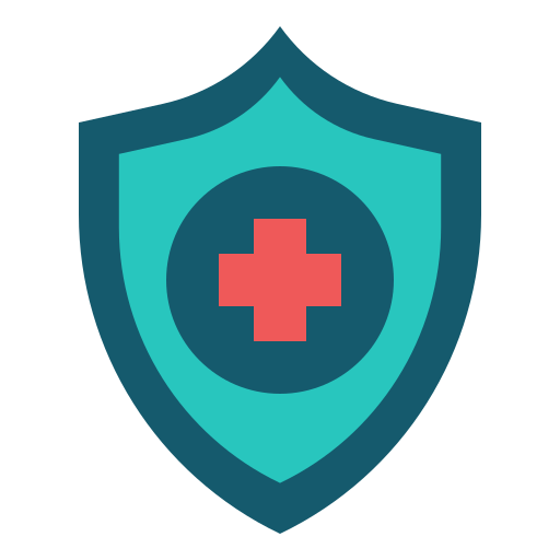 escudo médico icono gratis