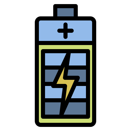 Battery Generic Outline Color icon