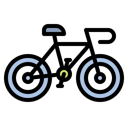 Bicycle Generic Outline Color icon