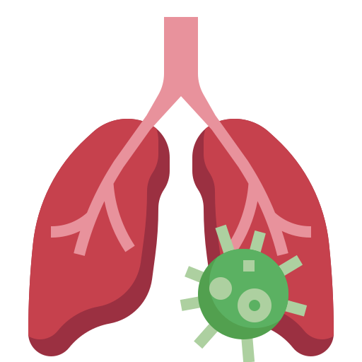 Pneumonia Surang Flat icon