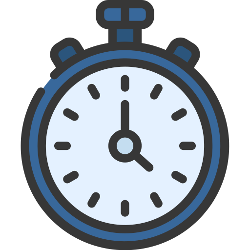 Stopwatch Juicy Fish Soft-fill icon