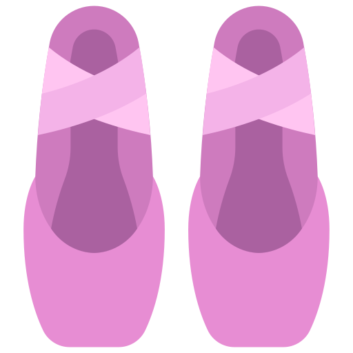 zapatillas de ballet icono gratis