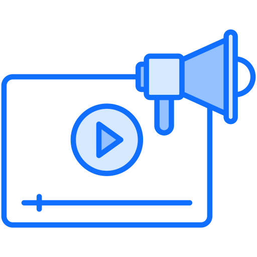 video marketing icono gratis