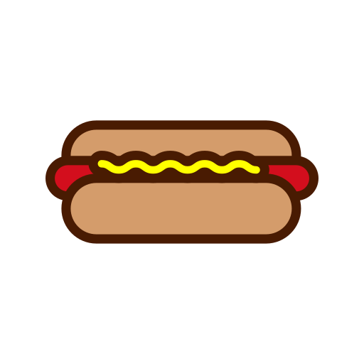 hot dog icono gratis