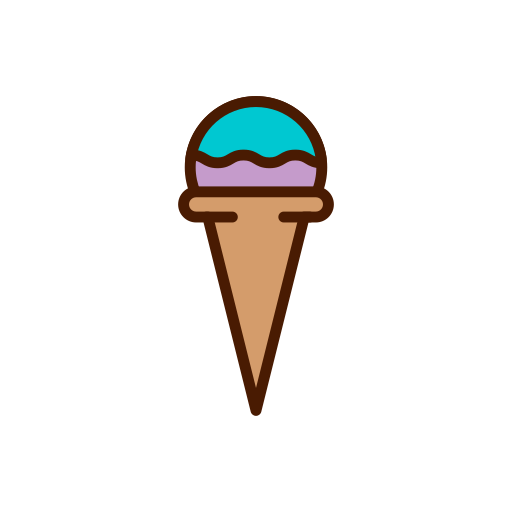 Ice cream Generic Outline Color icon