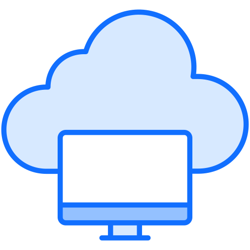 computación en la nube icono gratis