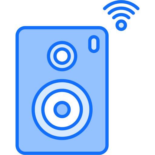 Smart speaker Generic Blue icon