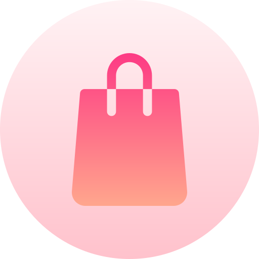 Shopping bag Basic Gradient Circular icon