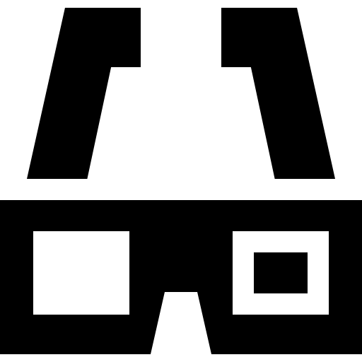 gafas 3d icono gratis