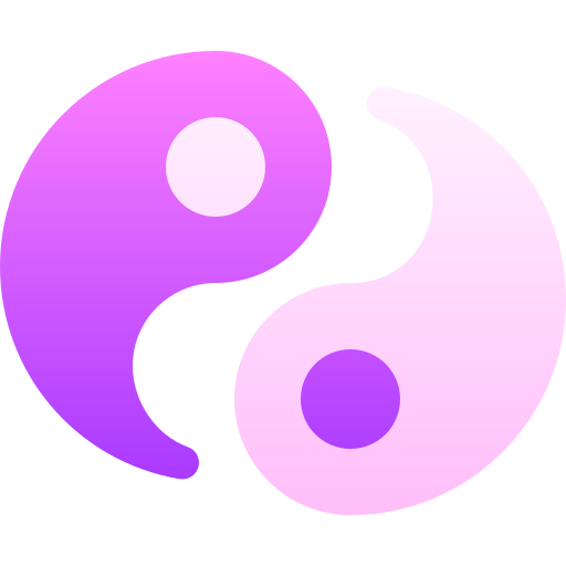 yin yang icono gratis