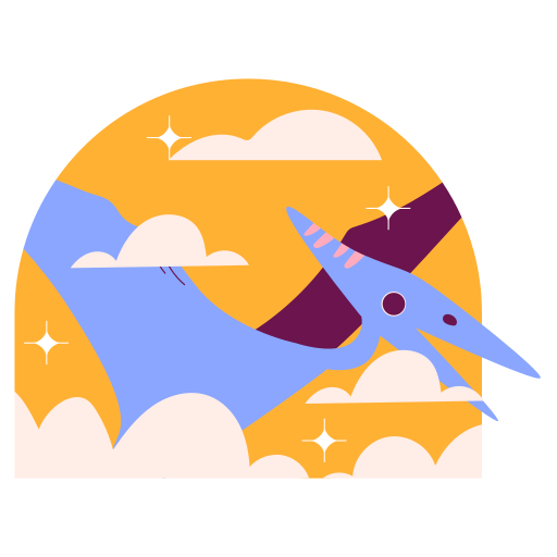 Pterodactyl Stickers - Free animals Stickers