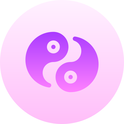 yin yang icono gratis