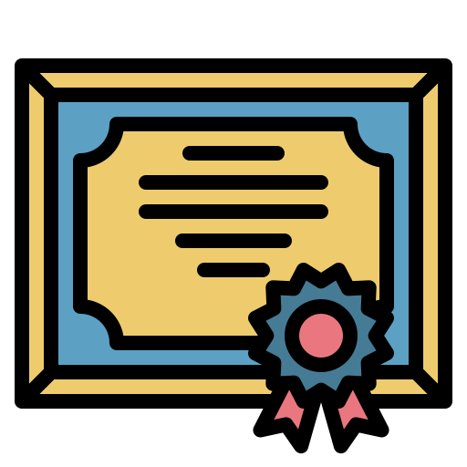 Diploma Generic Outline Color icon