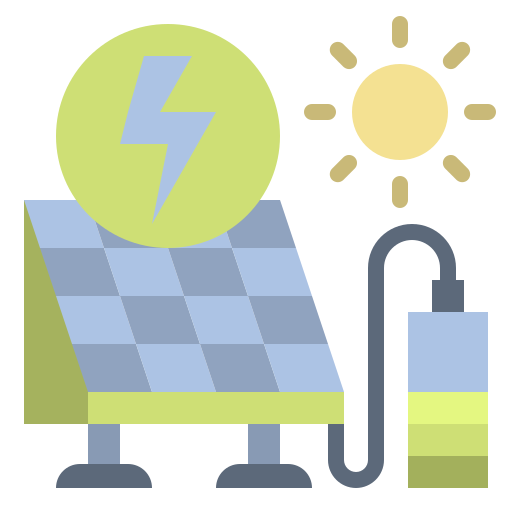 célula solar icono gratis