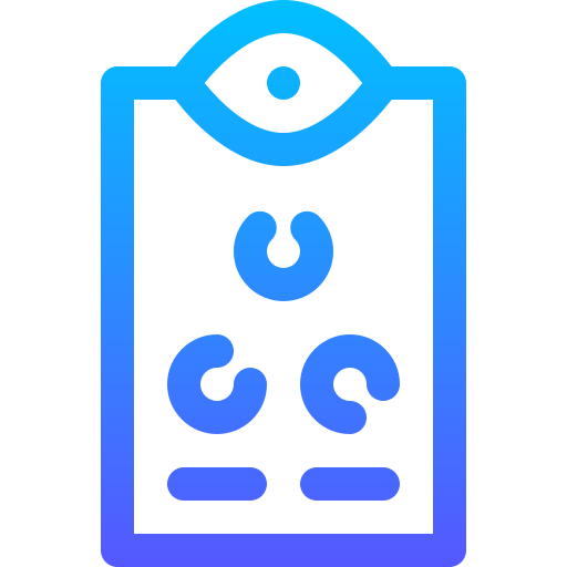 examen de ojos icono gratis