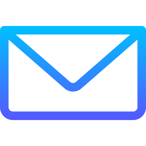 Envelope Basic Gradient Lineal color icon