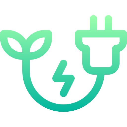 Renewable energy Basic Gradient Lineal color icon