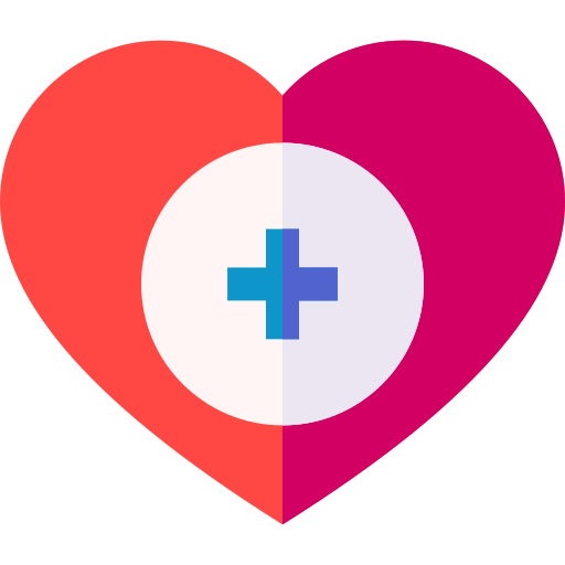 Heart Basic Straight Flat icon