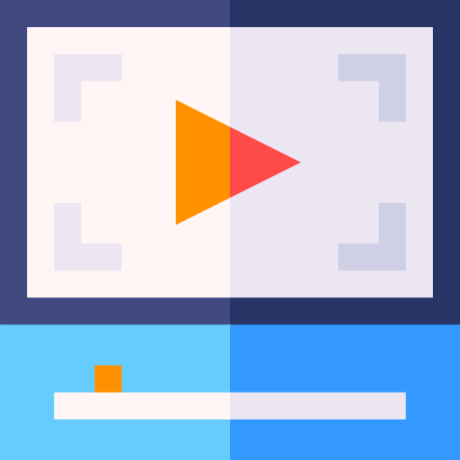 reproductor de video icono gratis