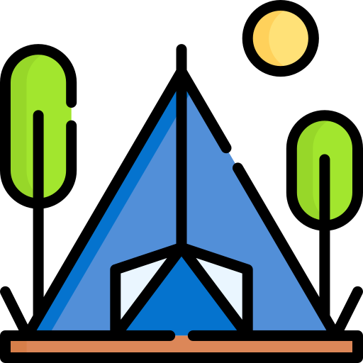 Camping - Free holidays icons