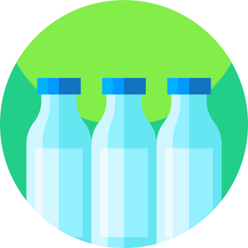 botella de leche icono gratis