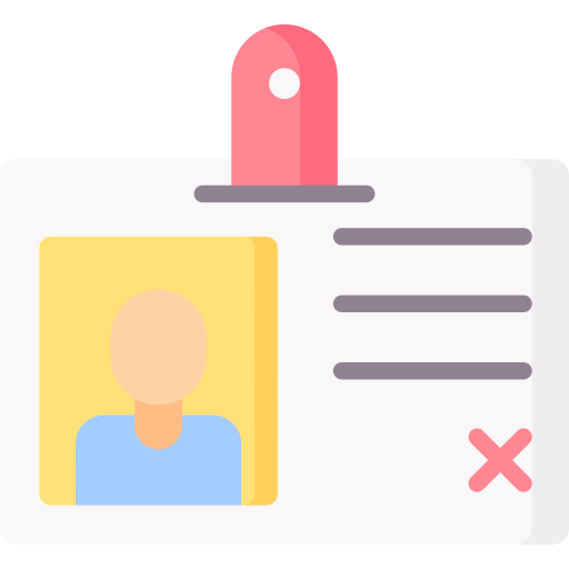tarjeta de identificación icono gratis