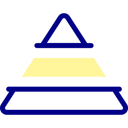diagramme pyramidal Icône gratuit diagramme pyramidal Icône gratuit