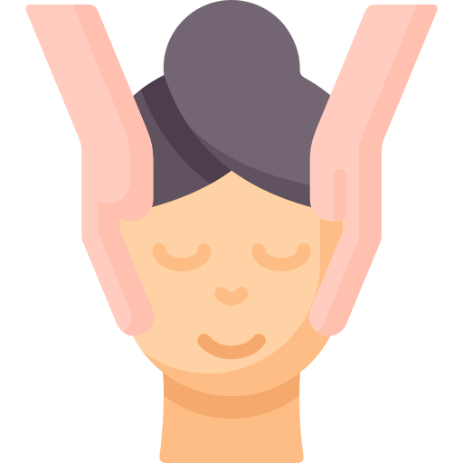 Facial massage free icon Facial massage free icon