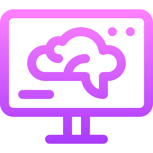 interfaz cerebro-computadora icono gratis