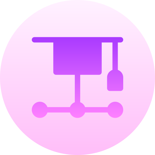 Expert system Basic Gradient Circular icon