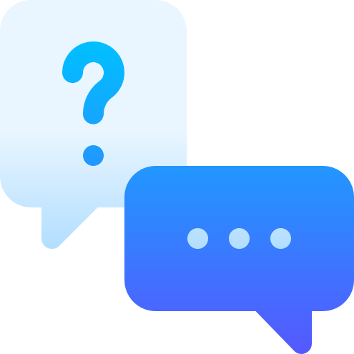 Question Basic Gradient Gradient icon