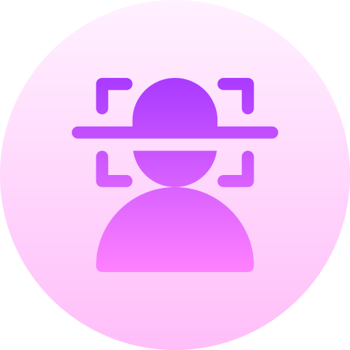 Facial recognition free icon Facial recognition free icon