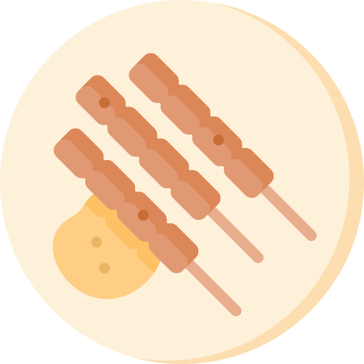 satay icono gratis