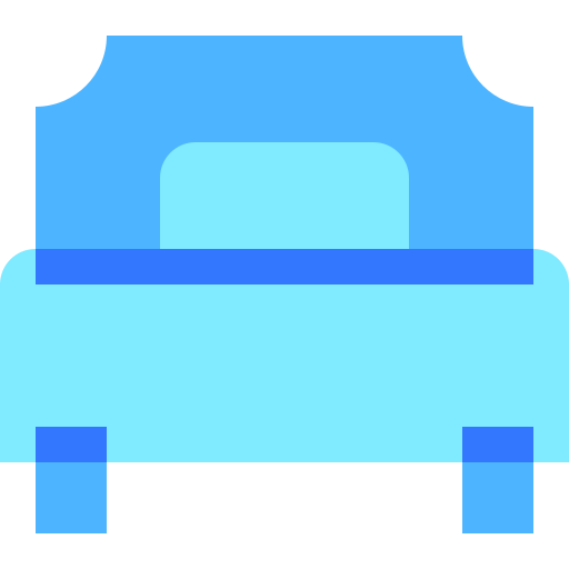 cama individual icono gratis