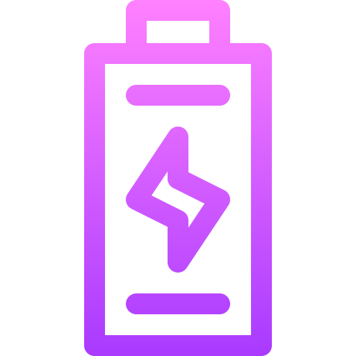 Battery free icon Battery free icon