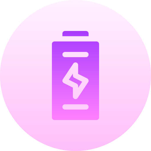 Battery Basic Gradient Circular icon