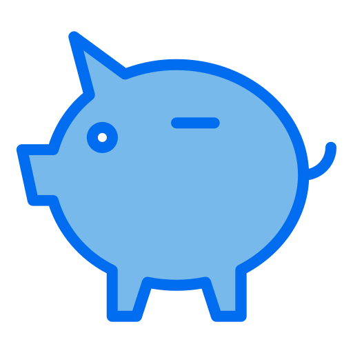 Save Money Generic Blue Icon