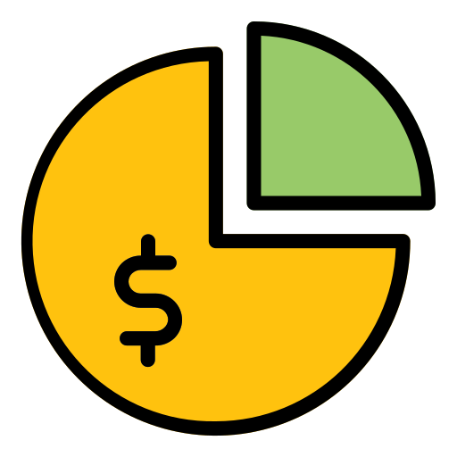 gráfico circular icono gratis