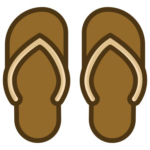 chancletas icono gratis