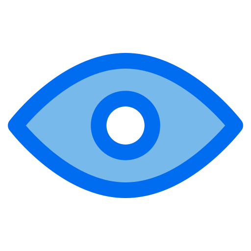 Eye Generic Blue icon